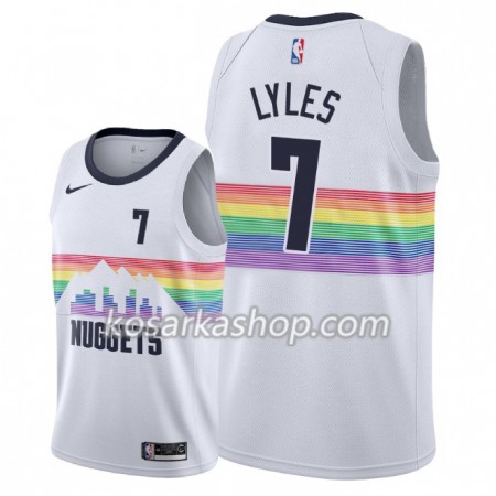 Dres Denver Nuggets Trey Lyles 7 Nike 2018-19 City Edition Bijela Swingman